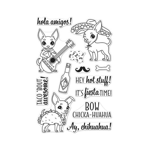 Hero Arts - Clear Photopolymer Stamps - It's Fiesta Time