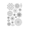 Hero Arts - Clear Photopolymer Stamps - Blossoms for Coloring