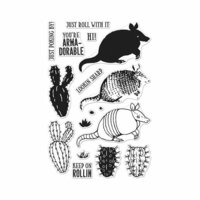 Hero Arts - Clear Photopolymer Stamps - Color Layering Armadillo