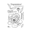 Hero Arts - Clear Photopolymer Stamps - Peonies