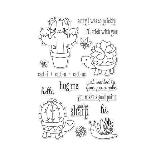 Hero Arts - Clear Photopolymer Stamps - Cactus Animals