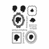 Hero Arts - Clear Photopolymer Stamps - Family Portrait