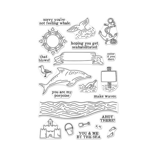 Hero Arts - Clear Photopolymer Stamps - You and Me By The Sea