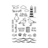 Hero Arts - Clear Photopolymer Stamps - Seas The Day Seagulls