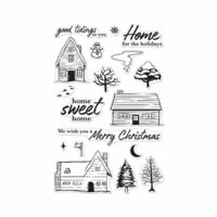 Hero Arts- Season of Wonder Collection - Christmas - Clear Photopolymer Stamps - Home for the Holidays