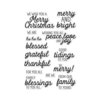 Hero Arts- Season of Wonder Collection - Christmas - Clear Photopolymer Stamps - Winter Holiday Messages