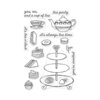 Hero Arts - Clear Photopolymer Stamps - Tea Time