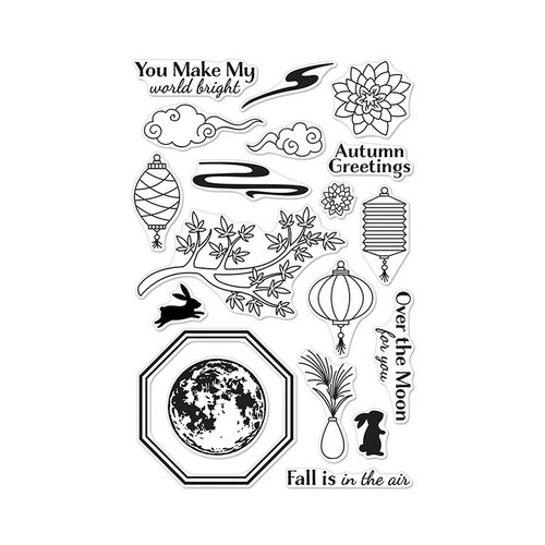Hero Arts - Clear Photopolymer Stamps - Autumn Moon