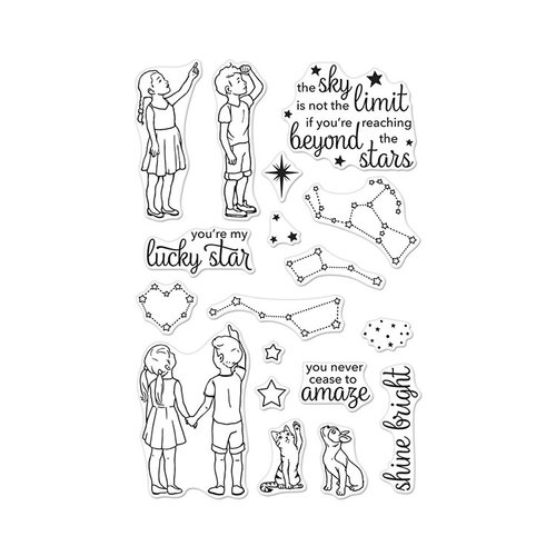 Hero Arts - Clear Photopolymer Stamps - Lucky Star