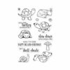 Hero Arts - Clear Photopolymer Stamps - Pet Turtle