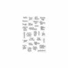 Hero Arts - Clear Photopolymer Stamps - Hero Greetings Mini Messages