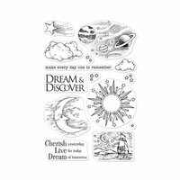 Hero Arts - From The Vault - Clear Photopolymer Stamps - Celestial