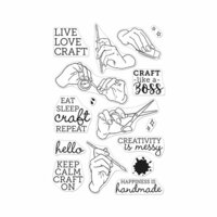 Hero Arts - Clear Photopolymer Stamps - Handmade Happiness