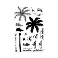 Hero Arts - Clear Photopolymer Stamps - Color Layering Palm Tree