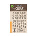 Hero Arts - Clear Photopolymer Stamps - Log Letters and Numbers