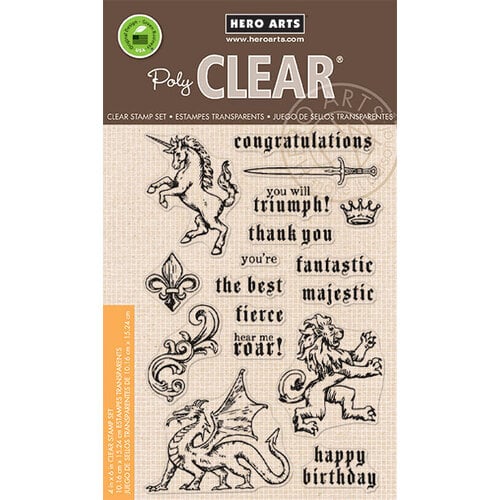 Hero Arts - Clear Photopolymer Stamps - Majestic Beasts