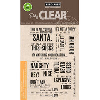 Hero Arts - Clear Photopolymer Stamps - Snarky Christmas Messages