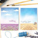 Hero Arts - Clear Photopolymer Stamps - Lavender Field HeroScape