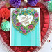 Hero Arts - Clear Photopolymer Stamps - Floral Heart Wreath