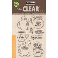 Hero Arts - Clear Photopolymer Stamps - Cup of Love