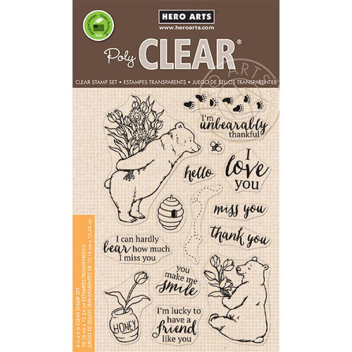 Hero Arts - Clear Photopolymer Stamps - Unbearably Thankful