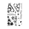 Hero Arts - Clear Photopolymer Stamps - Color Layering Poinsettia Christmas Tree
