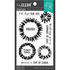 Hero Arts - Clear Photopolymer Stamps - Tie Dye