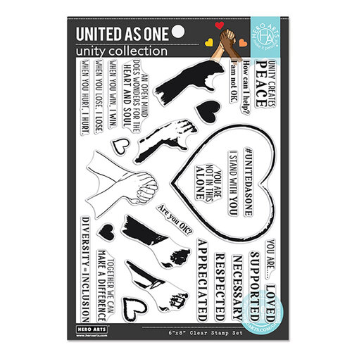 Hero Arts - Clear Photopolymer Stamps - United As One