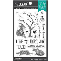 Hero Arts - Clear Photopolymer Stamps - Winter Tree and Animals