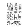 Hero Arts - Clear Photopolymer Stamps - Handwritten Messages