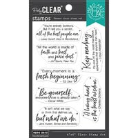 Hero Arts - Clear Photopolymer Stamps - Library Quotes