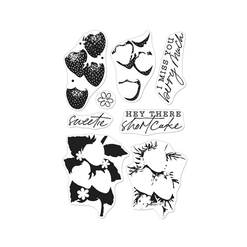 Hero Arts - Clear Photopolymer Stamps - Color Layering Strawberries