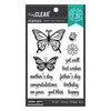 Hero Arts - Clear Photopolymer Stamps - Butterfly Pair