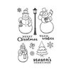 Hero Arts - Christmas - Clear Photopolymer Stamps - Merry Snowmen