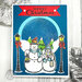 Hero Arts - Christmas - Clear Photopolymer Stamps - Merry Snowmen