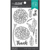 Hero Arts - Clear Photopolymer Stamps - Marigolds