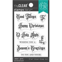 Hero Arts - Clear Photopolymer Stamps - Victorian Christmas Messages