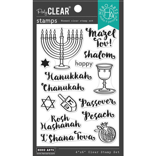 Hero Arts - Clear Photopolymer Stamps - Mazel Tov