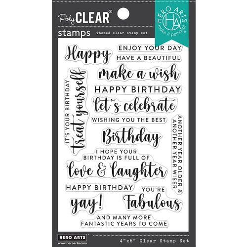 Hero Arts Let's Celebrate Stamp