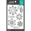 Hero Arts - Clear Photopolymer Stamps - Pop Art Flowers