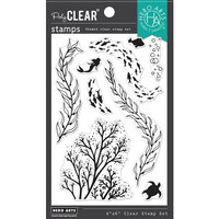 Hero Arts - Clear Photopolymer Stamps - Mermaid Cove