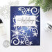 Hero Arts - Shop Box Collection - Christmas - Clear Photopolymer Stamps - Snowflake Messages