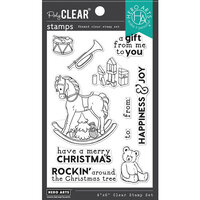 Hero Arts - Christmas - Clear Photopolymer Stamps - Merry Rockin' Horse