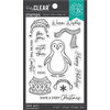 Hero Arts - Christmas - Clear Photopolymer Stamps - Cozy Penguin