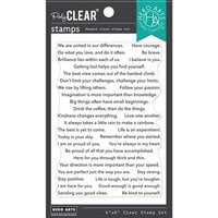Hero Arts - Clear Photopolymer Stamps - Encouragement Sentiment Strips