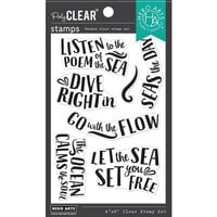 Hero Arts - Clear Photopolymer Stamps - Sea Quotes