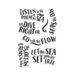 Hero Arts - Clear Photopolymer Stamps - Sea Quotes