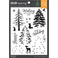 Hero Arts - Clear Photopolymer Stamps - Color Layering Seasonal Tree