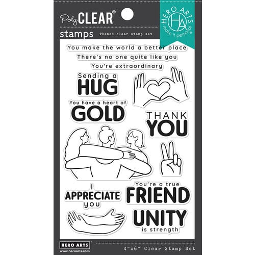 Hero Arts - Clear Photopolymer Stamps - I Appreciate You