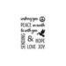 Hero Arts - Clear Photopolymer Stamps - Sending Peace